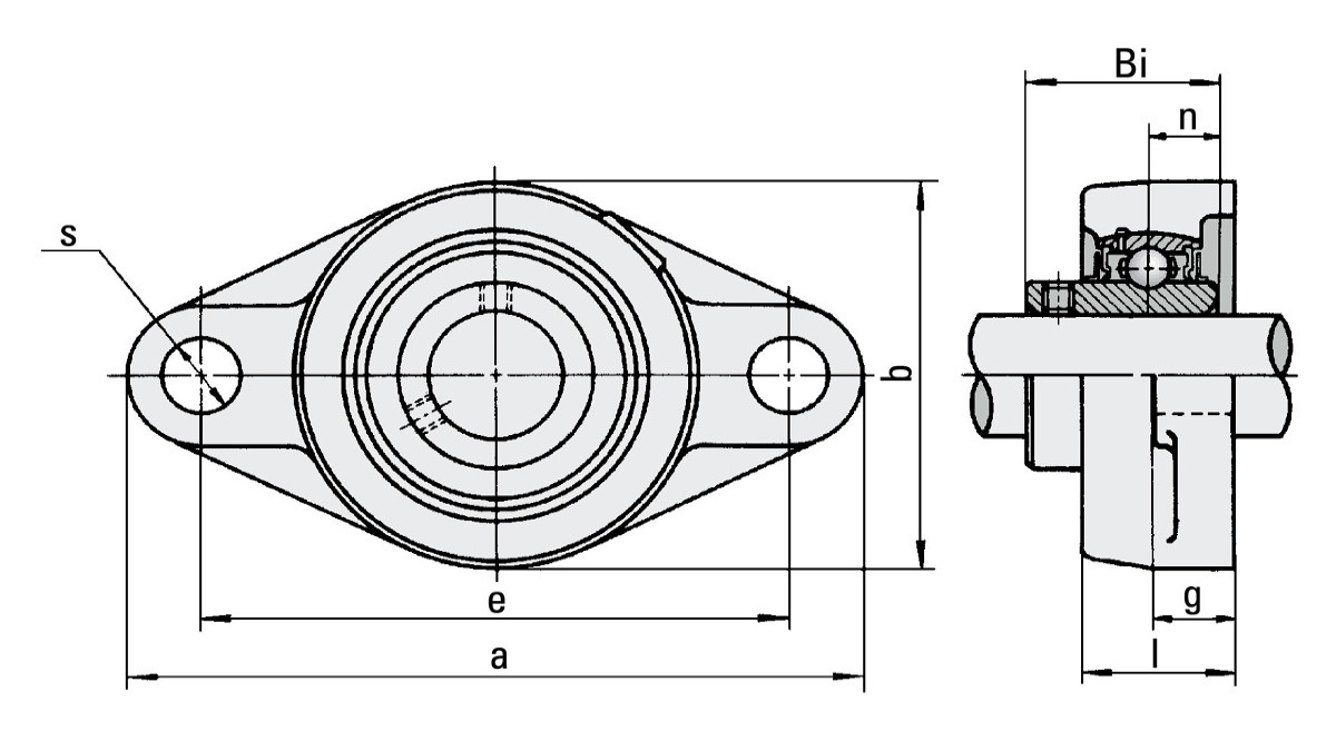 SMG_Technische_Zeichnungen_FL_2-Loch-Flanschlagergehaeuse